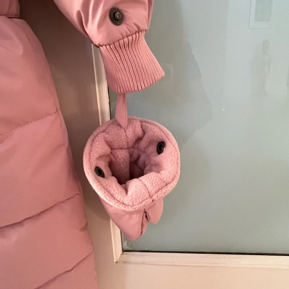 Deux par Deux Pink Winter Snowsuit 18mo - Picture 4 of 6